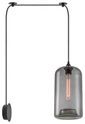 Απλίκα Τοίχου Homelighting Feint 77-8899 Smoked Glass