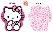 Διακοσμητικό Μαξιλάρι Βελουτέ 2 Όψεων Dimcol Hello Kitty 695 Pink 20cm