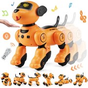 VEVOR RC Robot Dog Toy Talking Dancing Touch &amp; Voice Remote Control Programmable