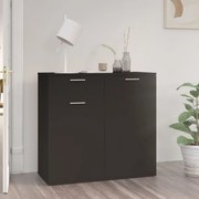 Ντουλάπι με Συρτάρι Μεύρο 80 x 36 x 75 εκ. από Επεξ. Ξύλο 805771