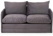 Καναπές - Κρεβάτι Διθέσιος Saga 859FTN2887 148x70x66cm Grey