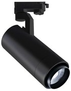 Adeleq Σποτ Ράγας Μονό Ρυθμιζόμενο 20-60° LED 40W 230V 3000K Μαύρο 23-540001