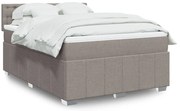 ΚΡΕΒΑΤΙ BOXSPRING ΜΕ ΣΤΡΩΜΑ TAUPE 140X200 ΕΚ. ΥΦΑΣΜΑΤΙΝΟ 3287109