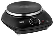 Teesa TSA0201 Επιτραπέζια Εστία Εμαγιέ Μονή Μαύρη 1000W