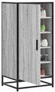 Ράφι παπουτσιών vidaXL Γκρι Sonoma 48x38x97,5 cm Κατασκευασμένο ξύλο