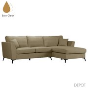 BOEL ΚΑΝΑΠΕΣ ΓΩΝΙΑ ΔΕΞΙΑ BEIGE 280x170xH92cm