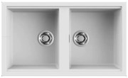 Νεροχύτης κουζίνας BEST 450 White 96 ELLECI 86x51cm - LKB45096