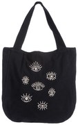 Τσάντα Θαλάσσης (45x45) Nef-Nef Homeware Eyes On Me Black