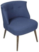 Πολυθρόνα ARM216 Blue 63x66x71cm Espiel Fabric
