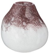 Βάζο ArteLibre Μοβ/Λευκό Γυαλί 15x15x15cm-05160564