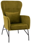 ΠΟΛΥΘΡΟΝΑ ΜΠΕΡΖΕΡΑ ΒΕΛΟΥΔΟ ΛΑΔΙ ΜΕ ΜΕΤΑΛΛΙΚΟ ΜΑΥΡΟ ΠΟΔΙ FB98721.13 67x80x102 εκ. 0525479