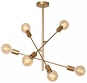 Φωτιστικό Οροφής Lucide 21119-06-02 LESTER Χρυσό Χρώμα (Gold Coloured)