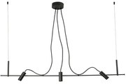 Φωτιστικό Οροφής - Ράγα Clap 75711-233 120cm 3x6W 3000K Black Faro Barcelona