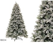Χριστουγεννιάτικο Δέντρο PE/PP/PVC Με 200 LED Frost 180cm