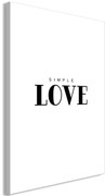 Πίνακας - Simple Love (1 Part) Vertical - 40x60