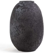 Βάζο Siso Nic 0630058 27x27x40cm Black Soulworks Ceramic