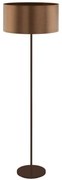 Φωτιστικό Δαπέδου 39358 Saganto E27/1 Bronze-Brown Eglo Metal, Plastic