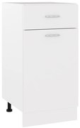 vidaXL Ντουλάπι με Συρτάρι Lyon Λευκό 40x46x81,5 εκ. Επεξ. Ξύλο