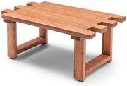 Τραπεζάκι Κήπου Abant 676HDS1148 104x65x48cm Walnut