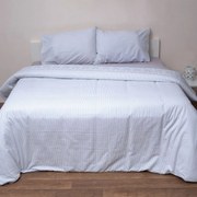 Φανελένια Σεντόνια Μονά (Σετ) Viopros Flannels 2550 Γκρι Γκρι,Γαλάζιο ΧΩΡΙΣ ΛΑΣΤΙΧΟ 165x270