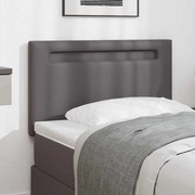 vidaXL Κεφαλάρι Επιτοίχιο με κεφαλάρι Γκρι 90 cm PVC