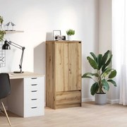 vidaXL Ντουλάπι με συρτάρι 55,5x34x119,5 εκ. Ξύλινο μηχανουργικό ξύλο