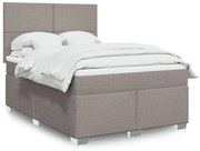 ΚΡΕΒΑΤΙ BOXSPRING ΜΕ ΣΤΡΩΜΑ TAUPE 140X200 ΕΚ. ΥΦΑΣΜΑΤΙΝΟ 3290508