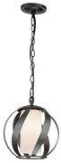 Κρεμαστό Φωτιστικό Οροφής 1xE27 Παλαιωμένο Μαύρο IP44 Blacksmith QN-BLACKSMITH-P-OBK Quintiesse Elstead Lighting-QN-BLACKSMITH QN-BLACKSMITH-P-OBK