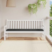 vidaXL Μαξιλάρι Πάγκου Κήπου Μαύρο 180x50x4 εκ. Ύφασμα Oxford