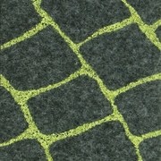 Μοκέτα Elea Pave 3 Grey-Lime 200X