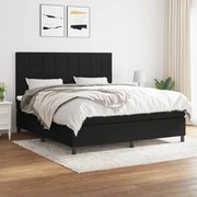 ΚΡΕΒΑΤΙ BOXSPRING ΜΕ ΣΤΡΩΜΑ ΜΑΥΡΟ 180X200 ΕΚ. ΥΦΑΣΜΑΤΙΝΟ 3141795