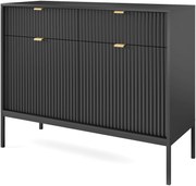 Lh-homefurniture Μπουφές Nova Ανθρακί 104x39x83cm P_Nova_21sc-b