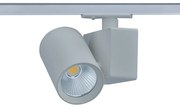 GREY LED TRACK LUMINAIRE 20W 3000K 1-PHASE 34° 2000LM 230V AC Ra80 - LISOR2030G2