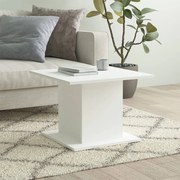 vidaXL Τραπεζάκι Σαλονιού Λευκό 55,5 x 55,5 x 40 εκ. από Μοριοσανίδα