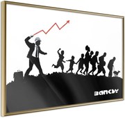 Αφίσα - Banksy: The Whip - 60x40 - Χρυσό - Χωρίς πασπαρτού