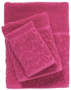 Πετσέτες Μπάνιου (Σετ 3τμχ) Das Home Best Line 0786 Fuschia 550gsm