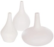 ΣΕΤ 3 ΕΠΙΤΡΑΠΕΖΙΑ ΔΙΑΚΟΣΜΗΤΙΚΑ ΒΑΖΑ DENI ΗΜ21141 FIBER CEMENT ΣΕ ΛΕΥΚΟ