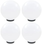 vidaXL Φωτιστικά Μπάλα LED 4 τεμ. Σφαιρικά 30 εκ. Ακρυλικά (PMMA)