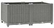vidaXL Ζαρντινιέρα 80 x 40 x 38 εκ. από Πολυπροπυλένιο
