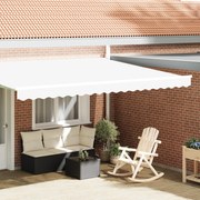 vidaXL Τέντα βαλάνς  για σκελετό 4.5 μ Λευκή 4.3x0.2 μ
