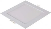 V-TAC LED mini panel χωνευτό 18W 2700K θερμό λευκό τετράγωνο  SKU: 214869