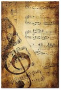 Πίνακας σε καμβά "Notes" Megapap ψηφιακής εκτύπωσης 40x60x3εκ.-GP033-0067