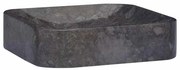 vidaXL Νιπτήρας Μαύρος 40 x 40 x 10 εκ. Μαρμάρινος