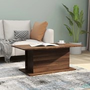 vidaXL Τραπεζάκι Σαλονιού Καφέ Δρυς 102 x 55,5 x 40 εκ. Μοριοσανίδα