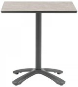 ΤΕΤΡΑΓΩΝΟ ΤΡΑΠΕΖΙ HPL ΚΗΠΟΥ Fylliana Zeno ΓΚΡI ΧΡΩΜΑ 70x70x72εκ 0044-125-017