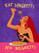 Εικονογράφηση Eat spaghetti no regretti, Raissa Oltmanns