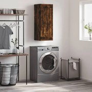 Ντουλάπι Τοίχου Καπνιστή Δρυς 34,5 x 34 x 90 εκ. Επεξεργ. Ξύλο