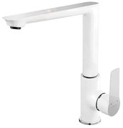Μπαταρία Κουζίνας Adore BDR4 White-Chrome Ferro Μέταλλο,Ρητίνη