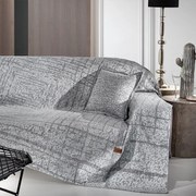 Ριχτάρι Monte Grey Guy Laroche Πολυθρόνα 180x150cm Ακρυλικό,Βαμβάκι, Polyester