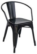 ZITA PLUS TEXAS ΠΟΛΥΘΡΟΝΑ ΜΑΥΡΗ ΜΕΤΑΛΛΙΚΗ 50Χ53Χ45-71εκ.24.0012